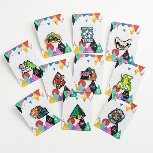 Hiking Pins Full Set 12 pins
