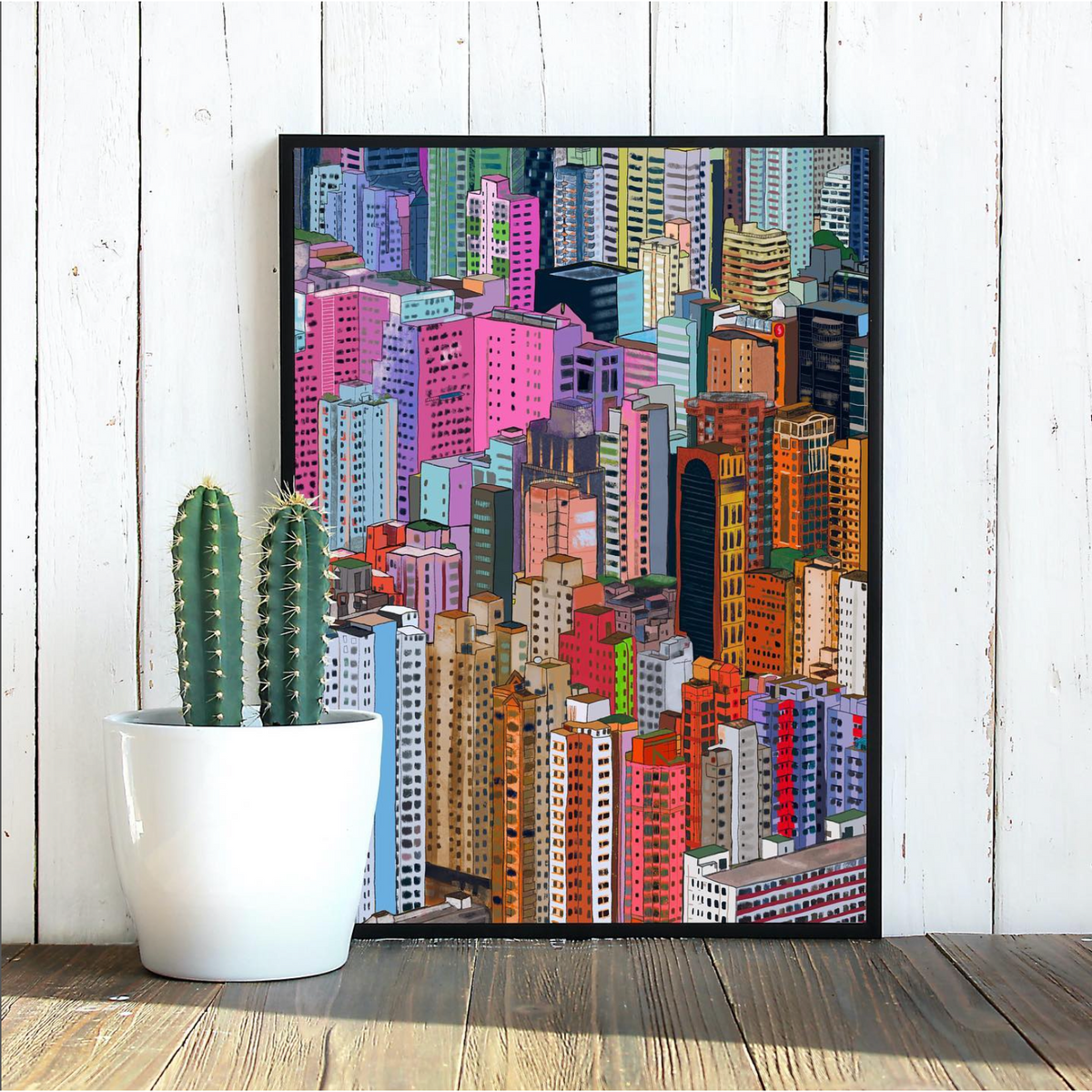 PRINT - Hong Kong Buildings