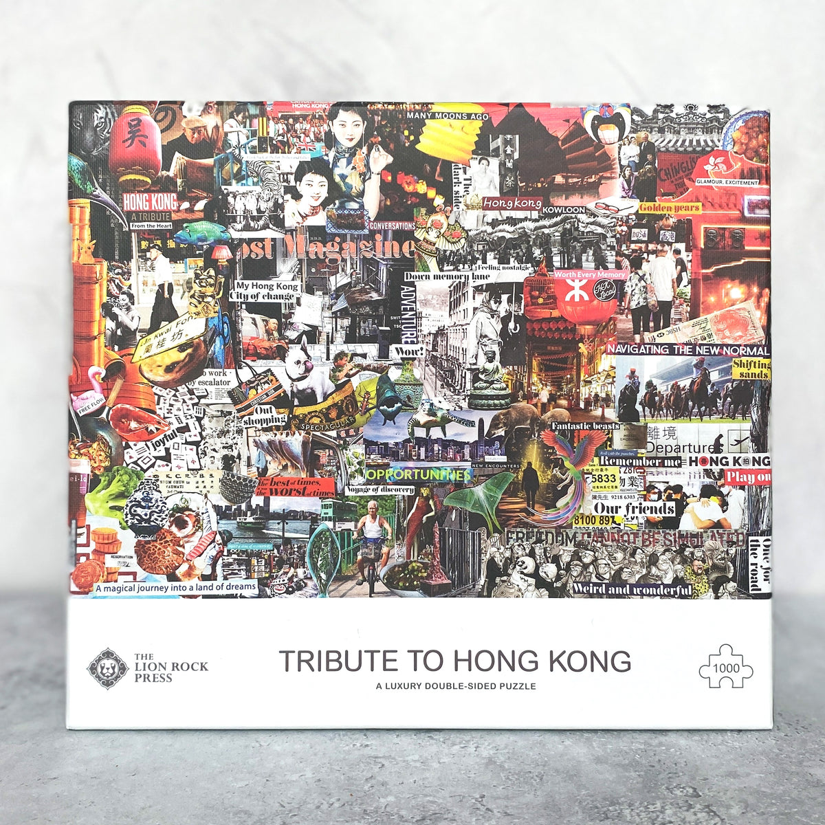 LUXURY DOUBLE-SIDED 1000pc PUZZLE: Tribute to Hong Kong