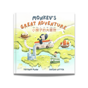 BOOK: Monkey's Great Adventure (3 languages)