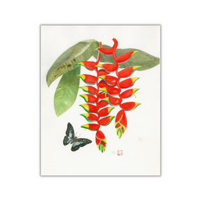 Mark Isaac-Williams Print: Heliconia