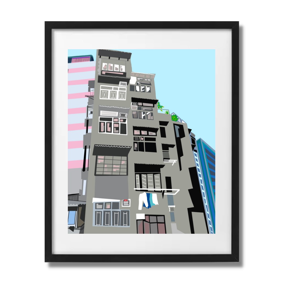 CRAFTY BITCH PRINT - Hong Kong Building #1