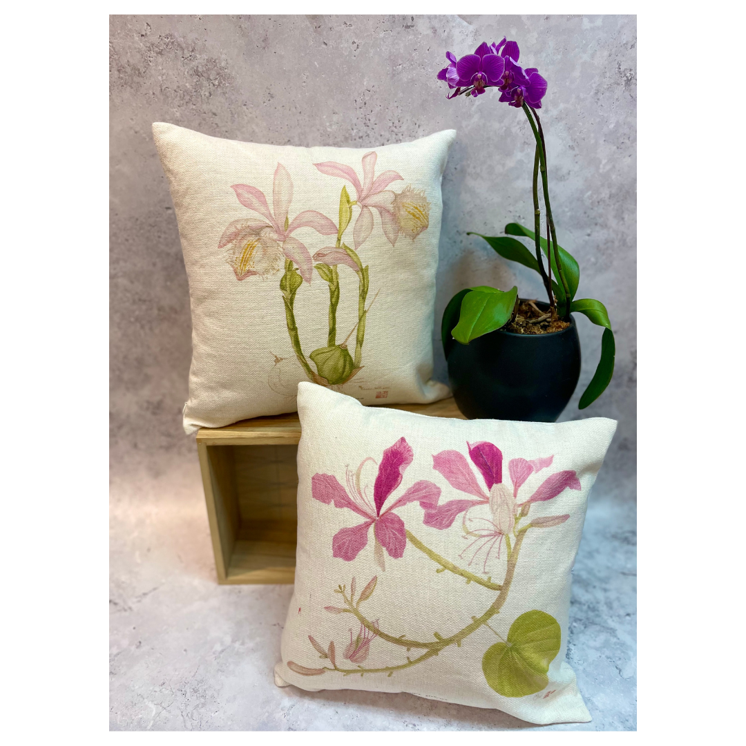 CUSHION SET Hong Kong Botanicals 3 Cushions (3 designs)