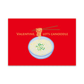 GREETING CARD: VALENTINE - Let's Canoodle