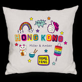 PERSONALISED CUSHION: Friendship Rainbow