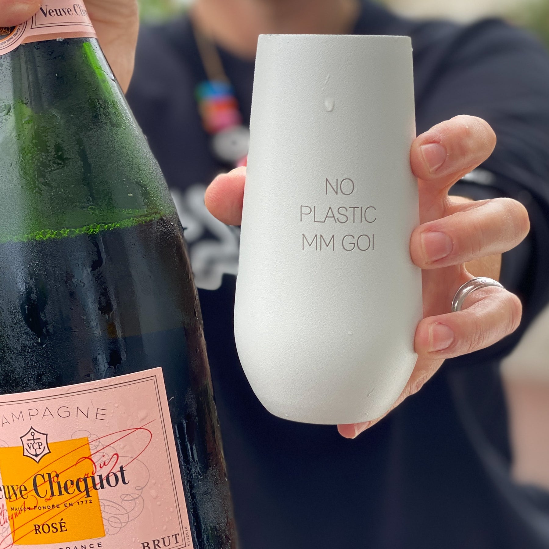 #NoPlasticMmGoi Champagne Flute
