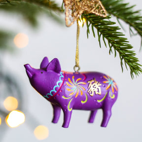 ZODIAC HANGING DECORATION: Pig