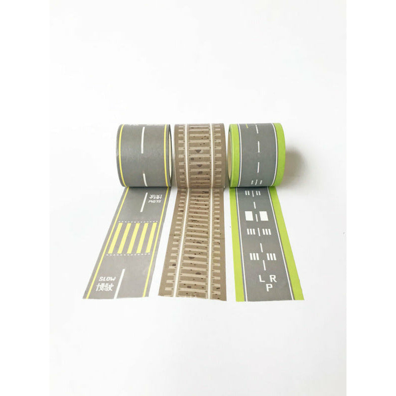 Beige BUILD-YOUR-OWN-TRACK WASHI TAPE