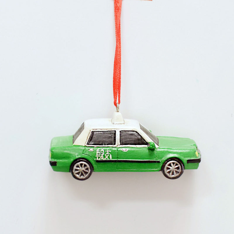 Lavender HANGING DECORATION: Green Taxi