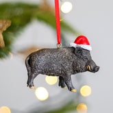 Gray HANGING DECORATION: Wild Boar