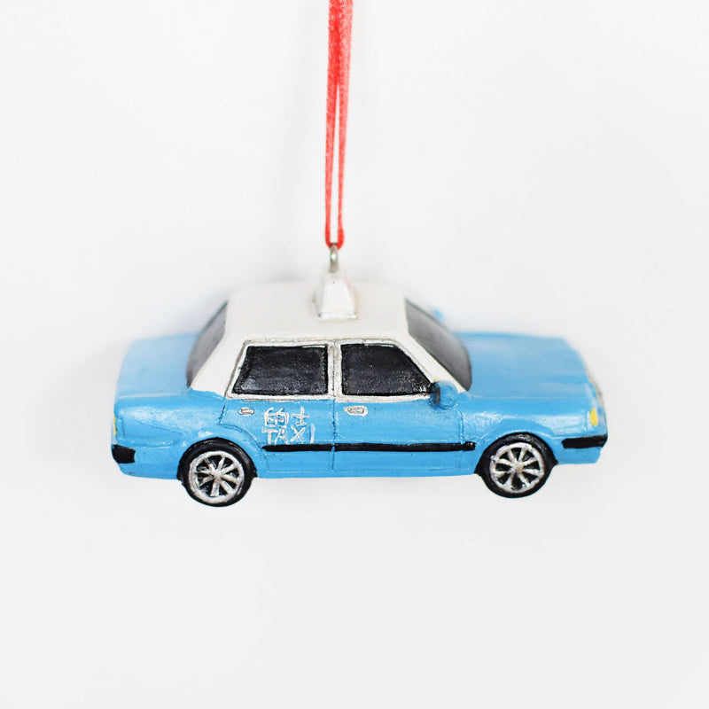 White Smoke HANGING DECORATION: Blue Taxi