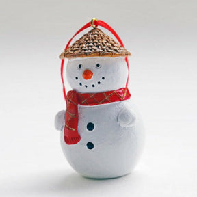 Light Gray HANGING DECORATION: Snowman