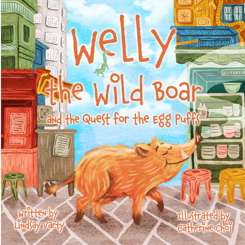 Light Gray BOOK: Welly the Wild Boar and the Quest for the Egg Puffs