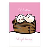 Plum GREETING CARD: VALENTINE - Let's Get Steamy!