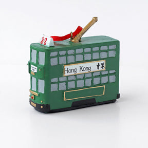 Dark Slate Gray HANGING DECORATION: Green Tram