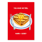 Wheat GREETING CARD: VALENTINE - Warm & Gooey
