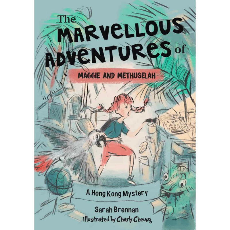 Dark Gray BOOK: The Marvellous Adventures of Maggie and Methuselah: A Mystery in Hong Kong