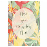 Wheat GREETING CARD:MOTHER'S DAY - Miss You Everyday