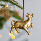 ZODIAC HANGING DECORATION: Gold Ox